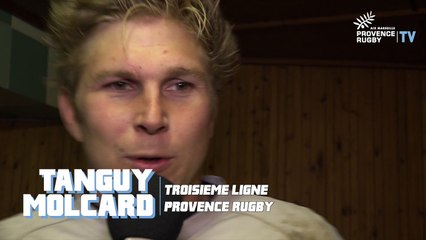 Chambéry / Provence Rugby : la réaction de Tanguy Molcard