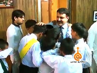 students crying for transfer of teachers