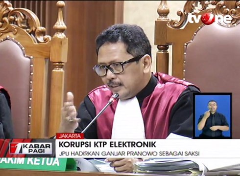 Kasus Korupsi E-KTP, JPU Hadirkan Ganjar Sebagai Saksi