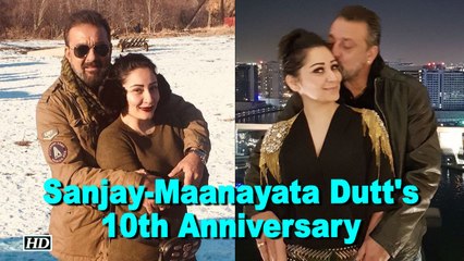 Sanjay Dutt & Maanayata Dutt's 10th Wedding Anniversary date