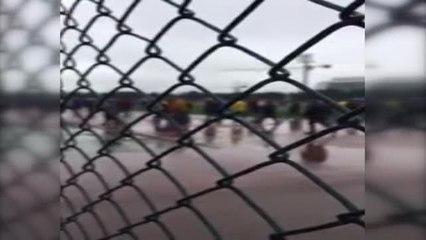 Maç Olaylı Bitti... Futbolcular ve Taraftarlar, Futbolculara Saldırdı