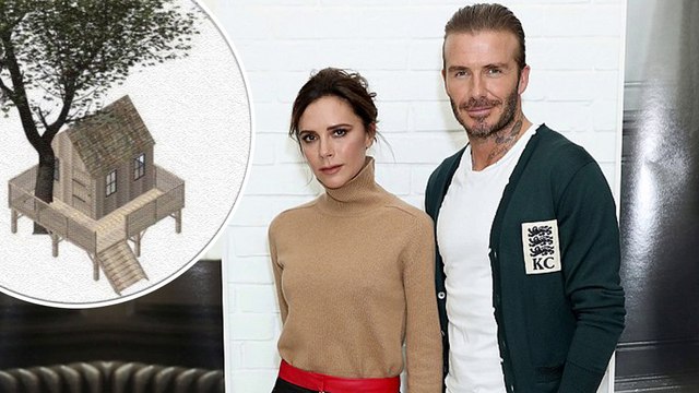 David and Victoria Beckham 'plan to build a massive treehouse for their four children in grounds of their lavish £6.15m Cotswolds home'