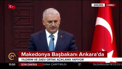Makedonya Başbakanı Zoran Zaev Ankara'da