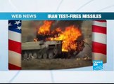 US Web divided about Iran's firing of missiles