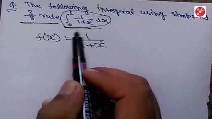 Simpson's 3/8 Rule | Numerical Integration in Hindi | Part #4