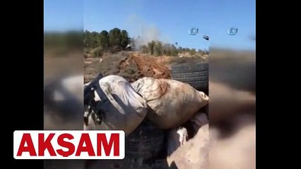 Katme köyünde YPG hedefleri böyle vuruldu