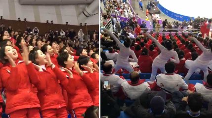 Скачать видео: Aux Jeux Olympiques, ces pompom girls ont volé la vedette aux sportifs