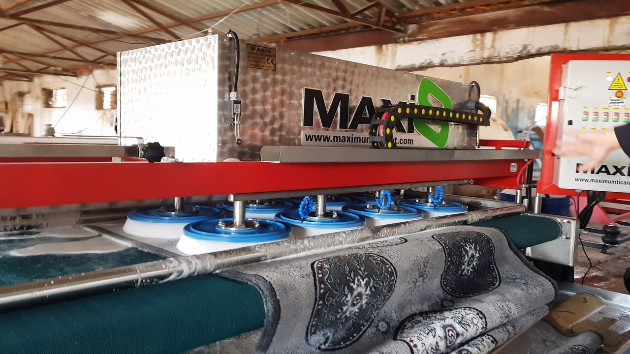 otomatik halı yıkama makinası,halı sıkma makinası  maxis