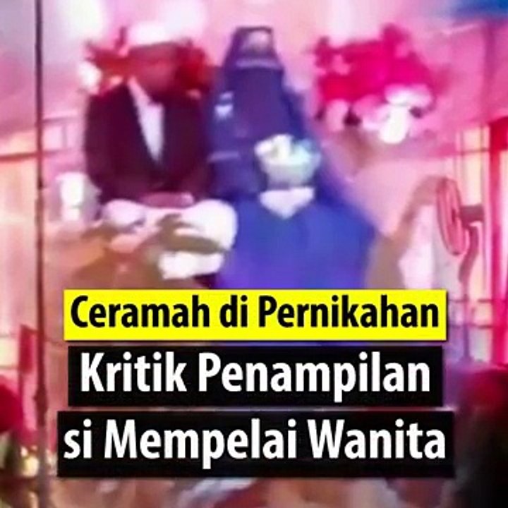 Ceramah_di_Pernikahan__Pria_Ini_Malah_Terang_terangan_Kritik_Penampilan_si_Mempelai_Wanita