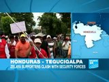 Honduras: Zelaya supporters clash with security forces