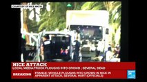 France: Truck ploughs into crowd in Nice during Bastille Day celebrations, several dead