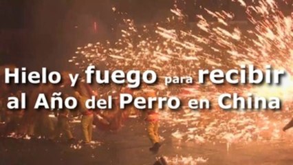 China se prepara para recibir Año del Perro con festivales de hielo y fuego