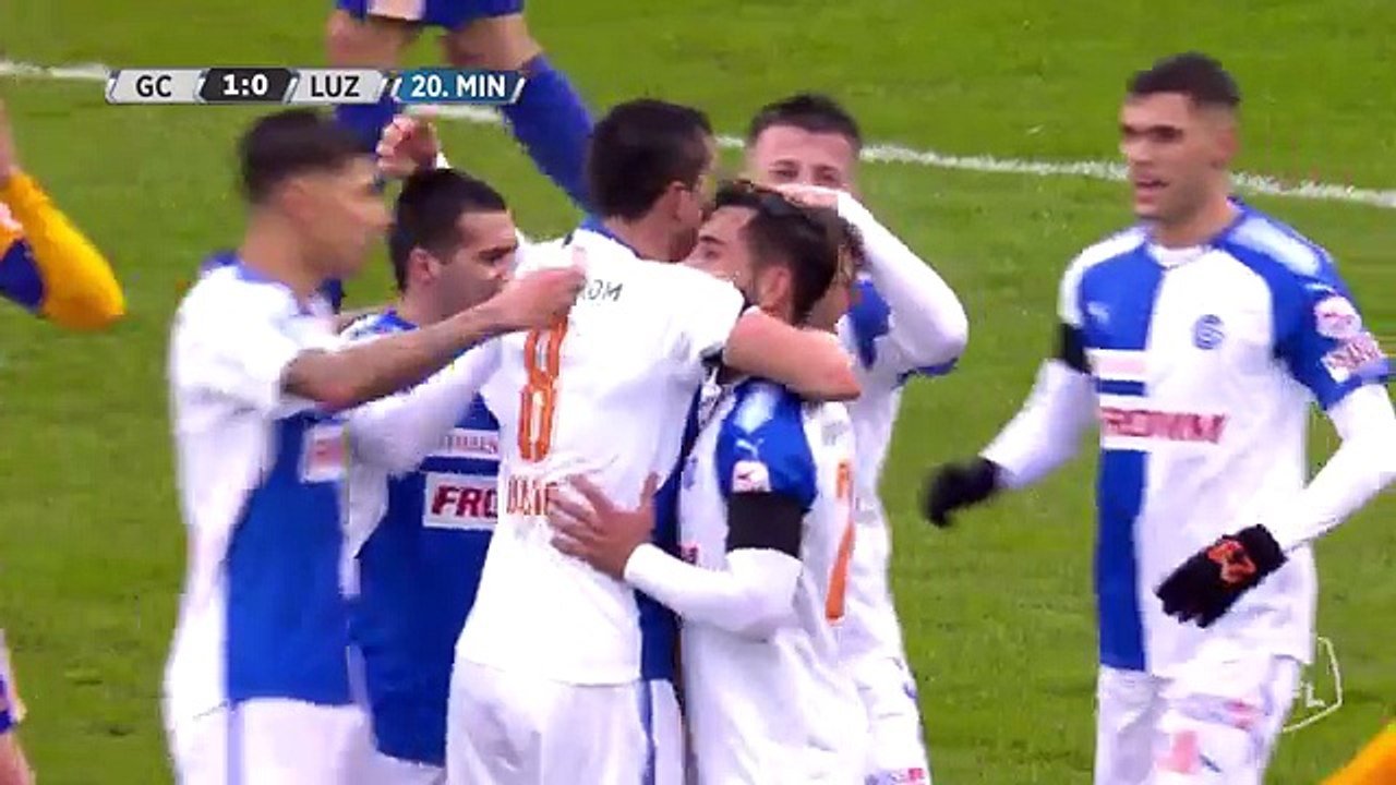Grasshoppers 1:2 Luzern (Swiss Super League 11 February)