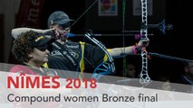 Sarah Sonnichsen v Andrea Marcos – Compound Women's Bronze Final | Nimes 2018