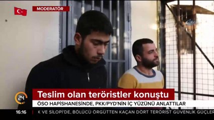 Teslim olan teröristler konuştu