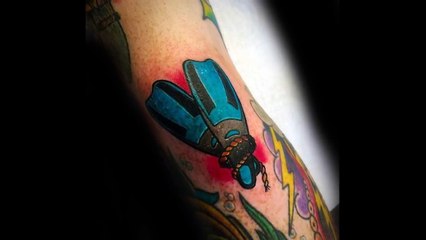40 Scuba Diving Tattoos For Men -  2018 luxury