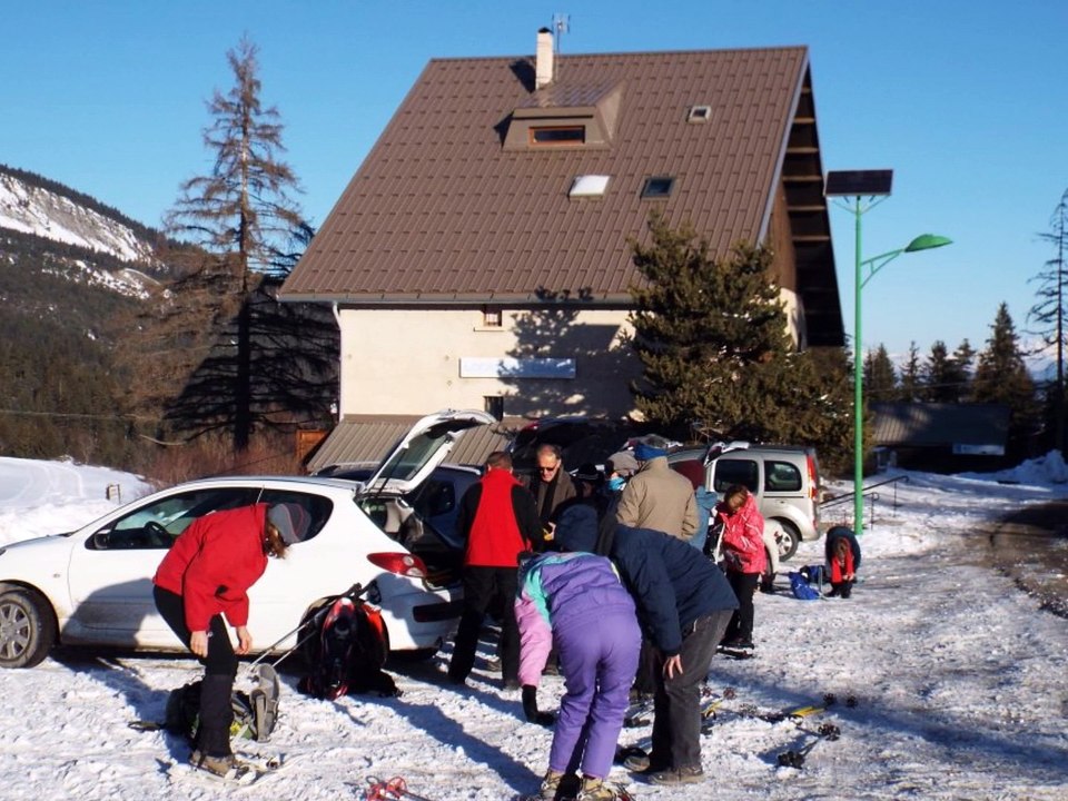 Rando Raquettes sur le site du Fanget (04)