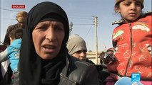Reportage : la peur au ventre, des milliers de réfugiés fuient la province de Deir Ezzor