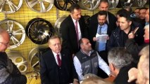 Cumhurbaşkanı Erdoğan Esnaf Ziyaretinde Bulundu