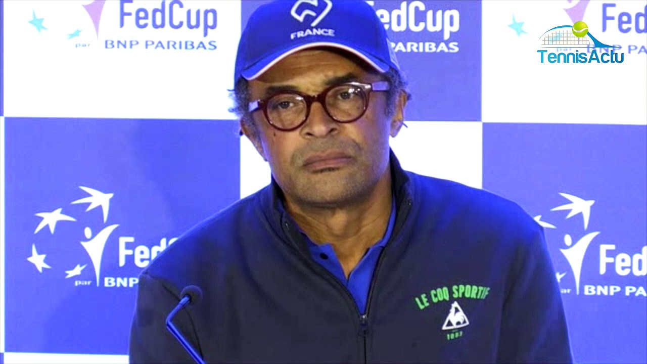 Fed Cup 2108 - Yannick Noah : "Je suis prêt à donner sa chance à Marion Bartoli en équipe de France de Fed Cup"
