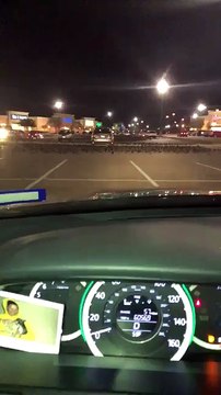 Il essaie d'écraser des oiseaux avec sa voiture