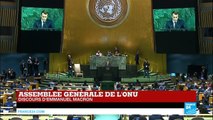 REPLAY - Discours d''Emmanuel Macron lors de l''Assemblée générale de l''ONU