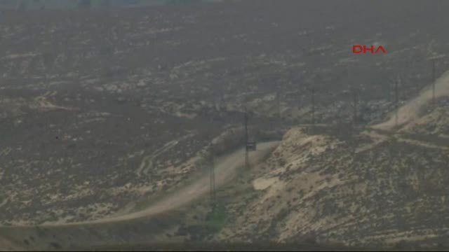 Kilis Terör Mevzileri Sınıra Konuşlu Birlikler Tarafından Vuruluyor