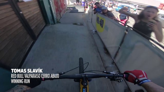 Adrénaline - VTT : Le run vainqueur de Tomas Slavik à Valparaiso