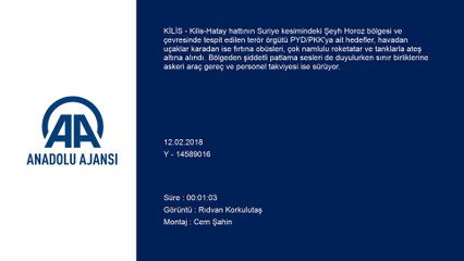 Zeytin Dalı Harekatı - Sınır birliklerine askeri araç takviyesi sürüyor - KİLİS