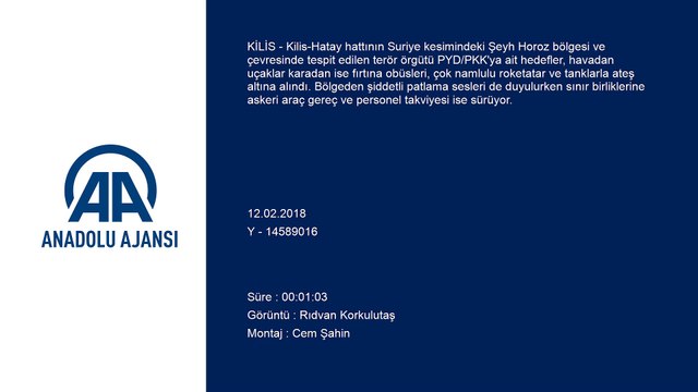 Zeytin Dalı Harekatı - Sınır birliklerine askeri araç takviyesi sürüyor - KİLİS