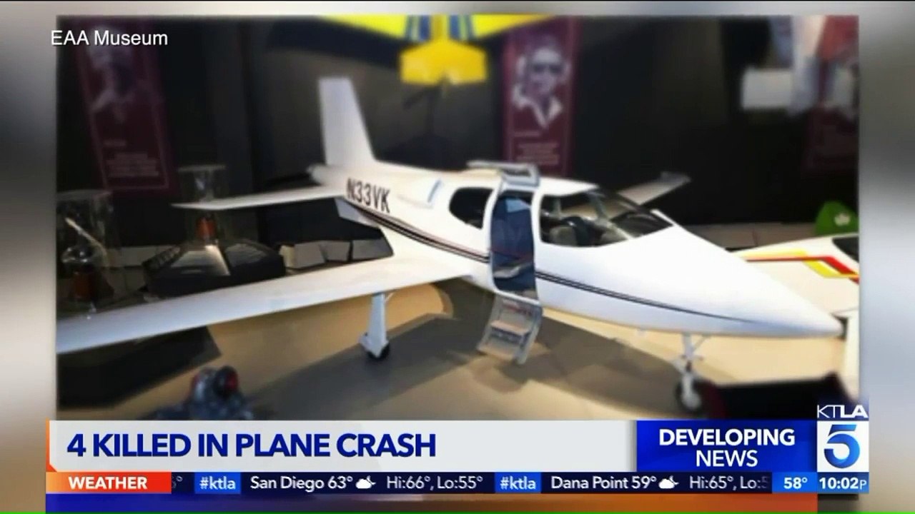 3 Adults, 1 Child Killed in Small Plane Crash in California