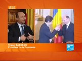 Président roumain Basescu-Talk de Paris-8 fév-France24