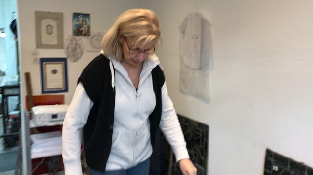 Dans l’atelier de Dyl vitrail... Cure de jouvence pour les vitraux de la basilique d Lisieux