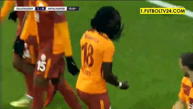 Bafetimbi Gomis Goal HD - Galatasaray 1-0 Antalyaspor 12.02.2018