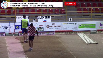 Finale simple et combiné, Euro Jeunes, Saint-Vulbas 2018