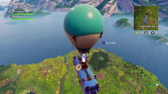A por los paraguas en fornite con un amigo