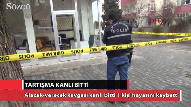 Alacak-verecek kavgası kanlı bitti!