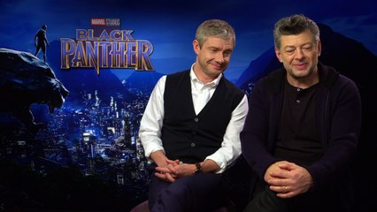 Martin Freeman & Andy Serkis put in the 'white room'
