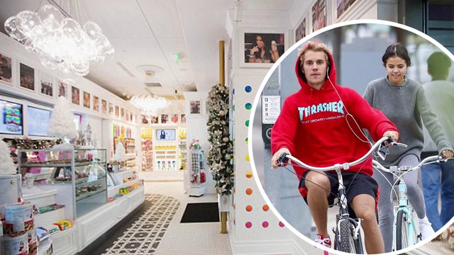 That's her sweetheart! Selena Gomez and Justin Bieber 'can't take their eyes off each other' during romantic date at Sugar Factory