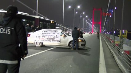 Köprüdeki Eylem Trafiği Durdurdu -Hd