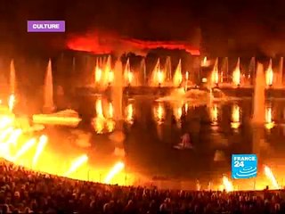 Un spectacle pyrotechnique à Versailles