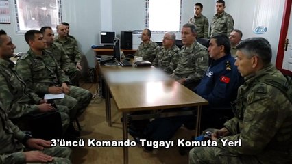 Genelkurmay Başkanı Akar, Hatay'da inceleme ve denetlemede bulundu