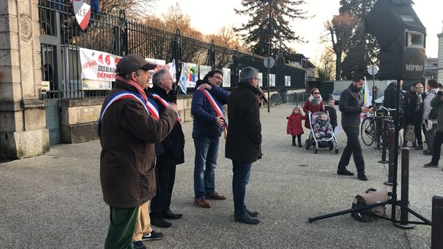 Manifestation contre le projet de carte scolaire