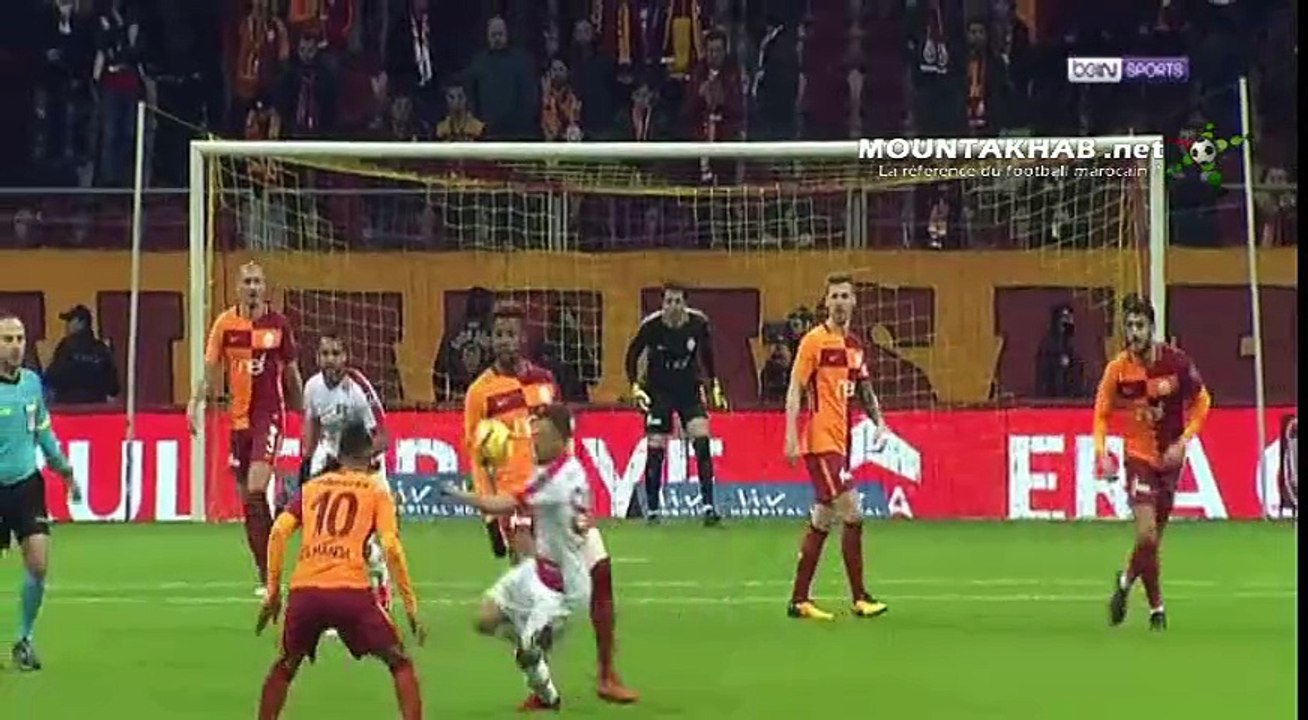 Younes Belhanda Red Card