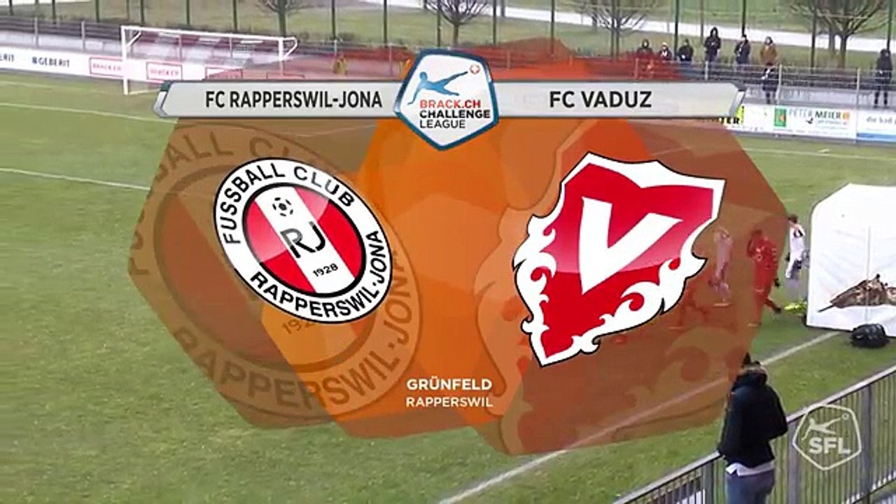 Rapperswil-Jona 1:2 Vaduz (Swiss Challenge League 11 February )