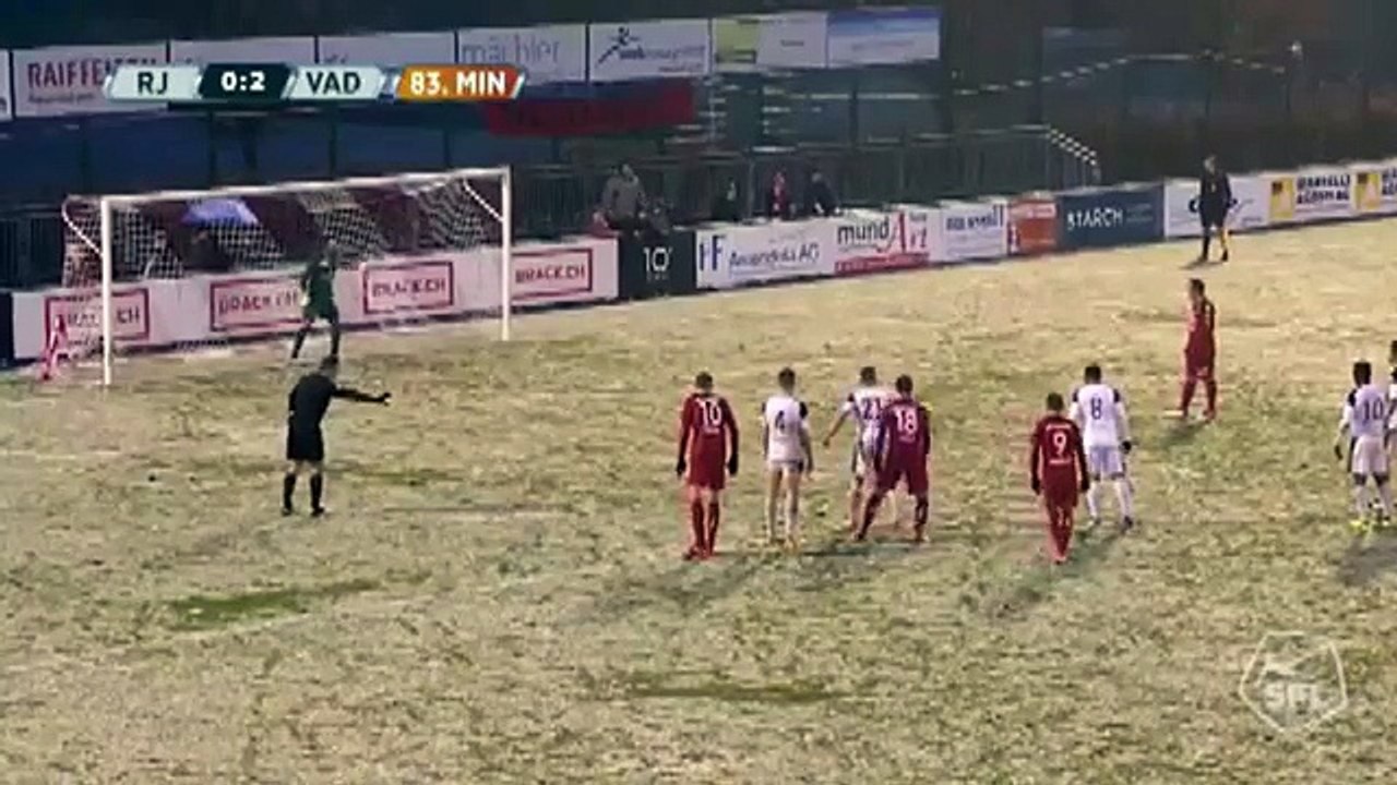 Rapperswil-Jona 1:2 Vaduz (Swiss Challenge League 11 February )