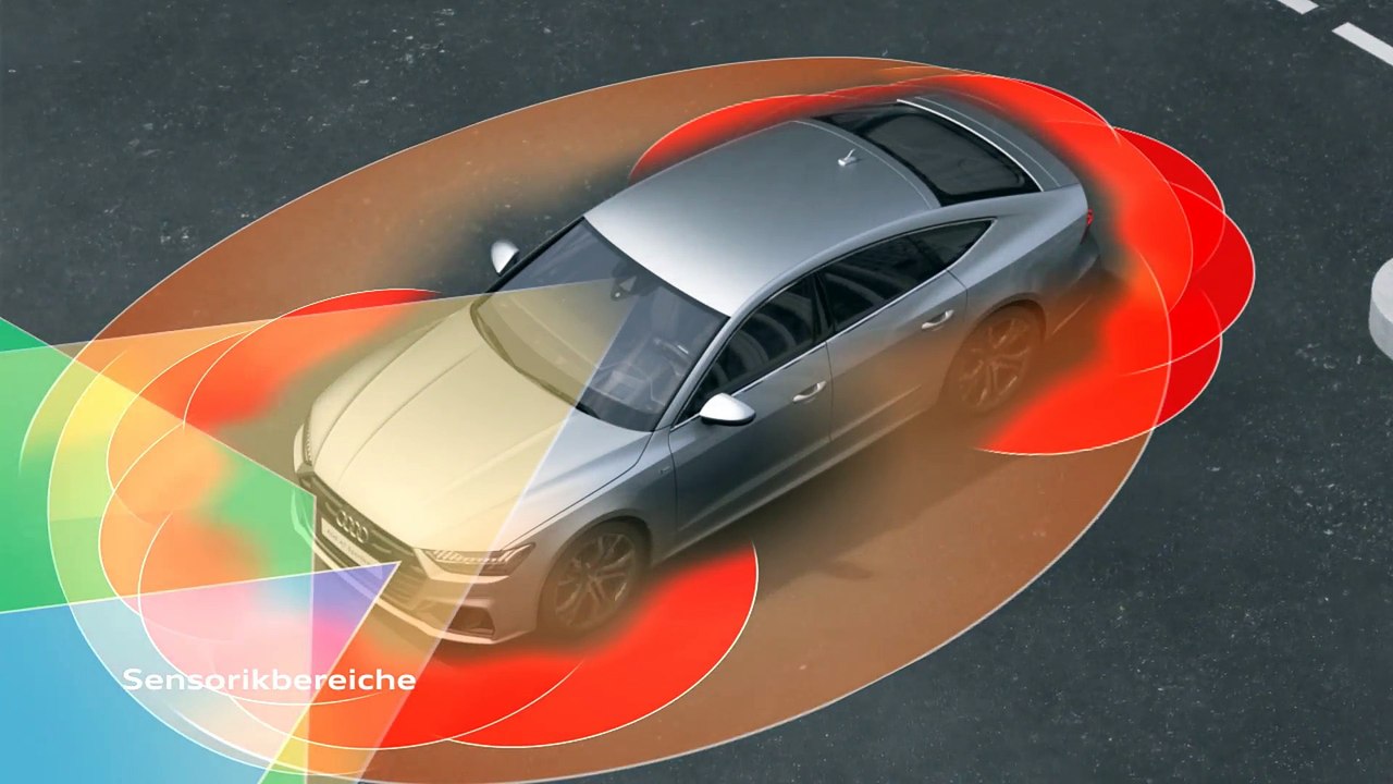 Audi A7 Animation Engstellenassistent