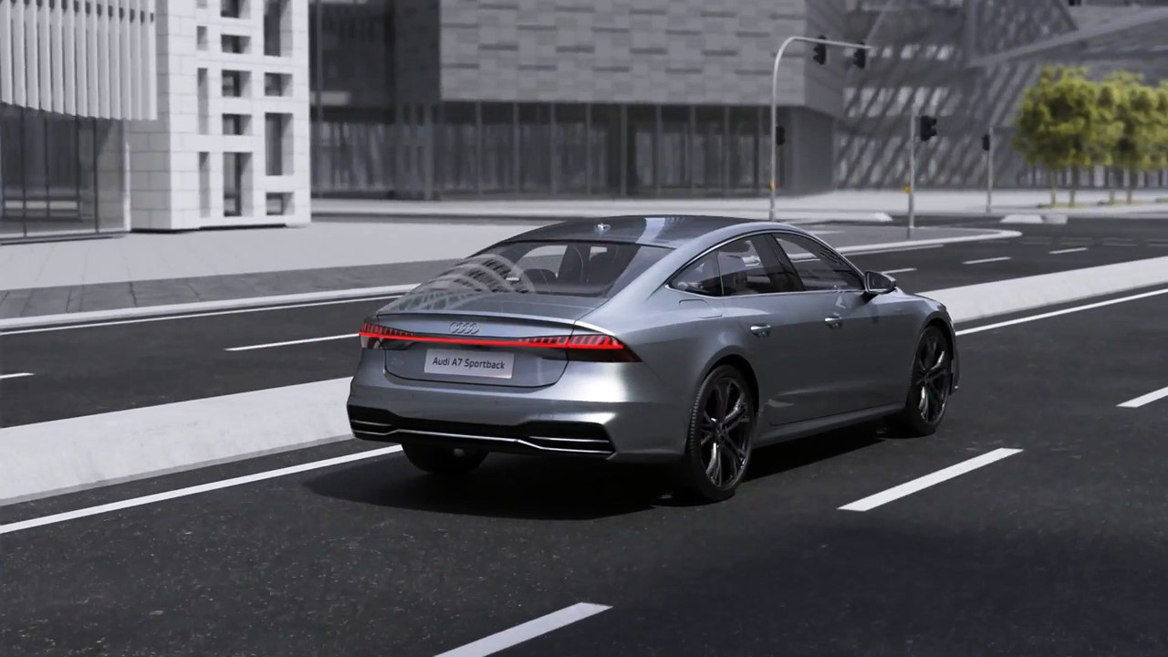 Audi A7 Animation Mildhybrid-System