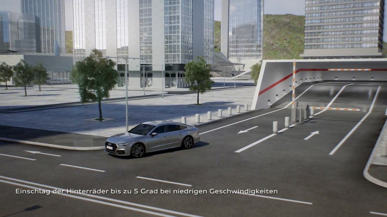 Audi A7 Animation Dynamik-Allradlenkung