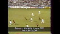 03/08/91 : Junior Baltazar (72') : Rennes - Marseille (1-2)